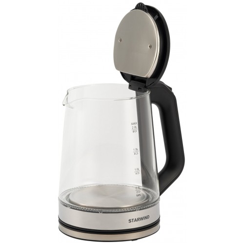 Электрочайник Starwind SKG5778 (черный/серебристый) 6