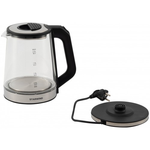 Электрочайник Starwind SKG5778 (черный/серебристый) 7
