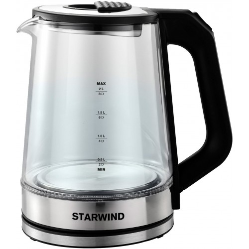 Электрочайник Starwind SKG5778 (черный/серебристый) 9
