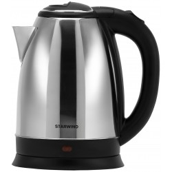 Электрочайник Starwind SKS1050 (серебристый/черный)