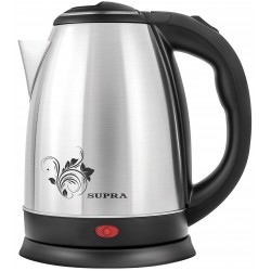 Электрочайник Supra KES-1802S (черный/серебристый)