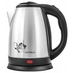 Электрочайник Supra KES-1802S (черный/серебристый)
