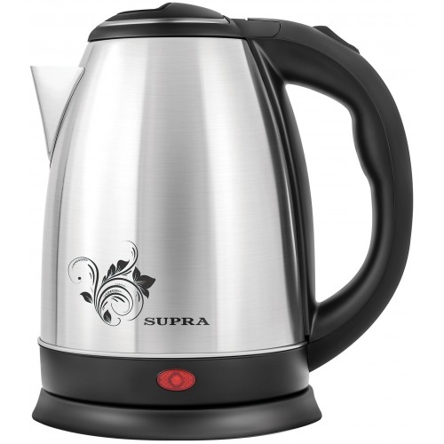 Электрочайник Supra KES-1802S (черный/серебристый) 
