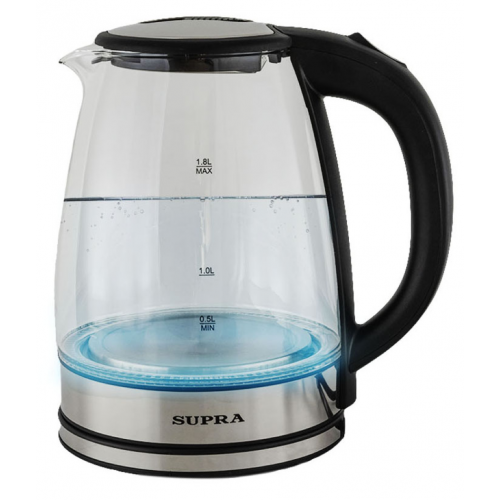 Электрочайник Supra KES-1852G (черный/серебристый) 1