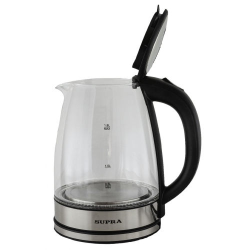 Электрочайник Supra KES-1852G (черный/серебристый) 4