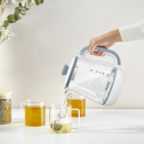 Электрочайник Tefal BJ551B10 (серый/белый) 4