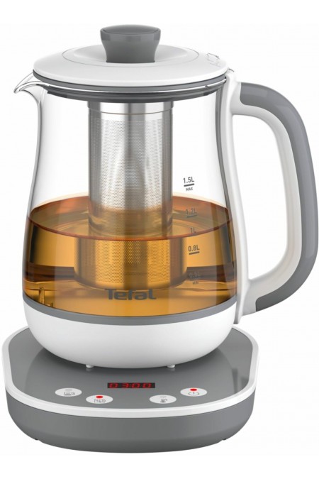 Электрочайник Tefal BJ551B10 (серый/белый) 