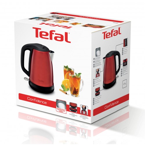 Электрочайник Tefal KI270530 (красный/черный) 6