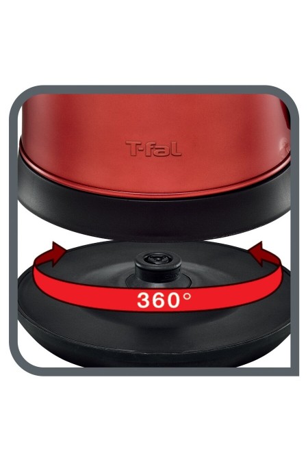 Электрочайник Tefal KI270530 (красный/черный) 8