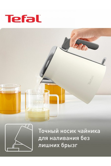 Электрочайник Tefal KI666AE0 (белый) 4