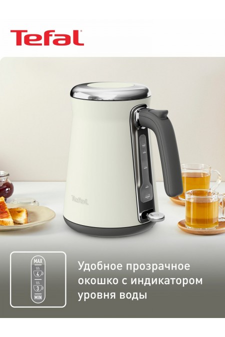 Электрочайник Tefal KI666AE0 (белый) 6