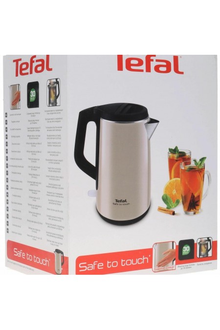 Электрочайник Tefal KO371I30 (бежевый/черный) 4