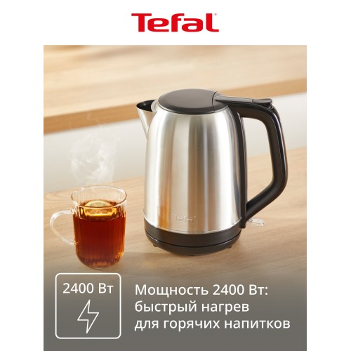 Электрочайник Tefal Subito KO5S0DE0 (серебристый/черный) 6