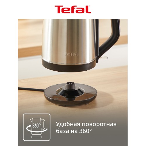 Электрочайник Tefal Subito KO5S0DE0 (серебристый/черный) 7