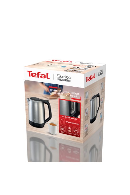 Электрочайник Tefal Subito KO5S0DE0 (серебристый/черный) 8