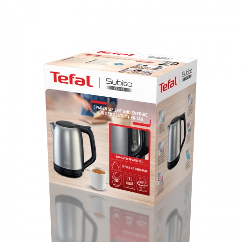 Электрочайник Tefal Subito KO5S0DE0 (серебристый/черный) 8