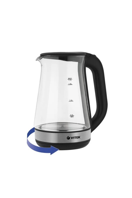Электрочайник Vitek VT-1181 (черный/серебристый) 1