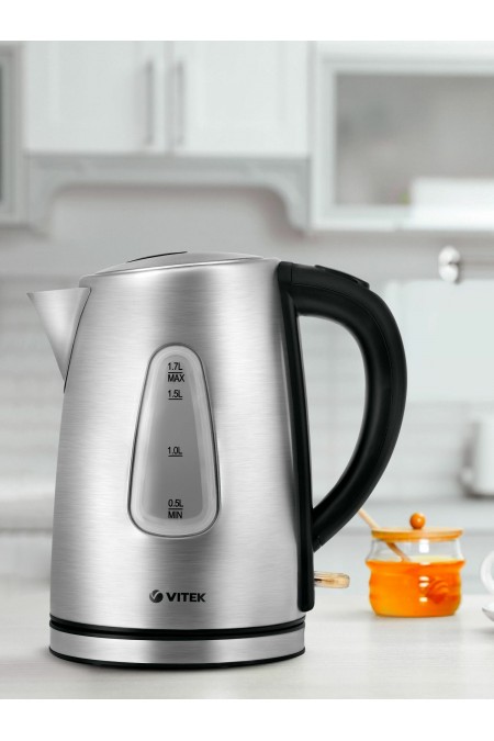 Электрочайник Vitek VT-7007 (серебристый) 2