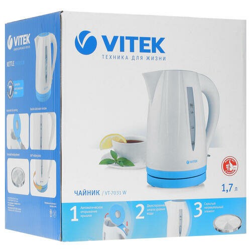 Электрочайник Vitek VT-7031 (белый) 8