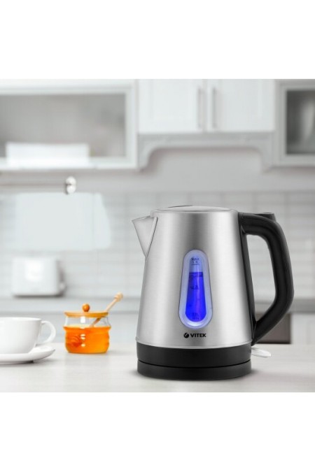 Электрочайник Vitek VT-7038 (серебристый) 1
