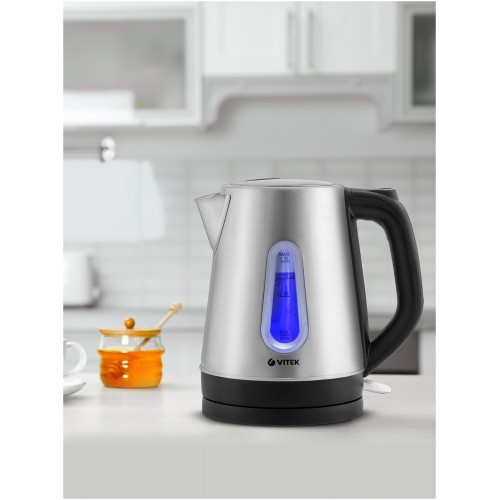 Электрочайник Vitek VT-7038 (серебристый) 4