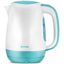 Электрочайник Vitek VT-7059 (белый/голубой)