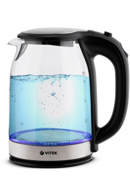 Электрочайник Vitek VT-7095 (черный/серебристый) 