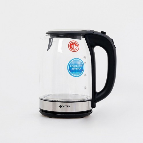 Электрочайник Vitek VT-7095 (черный/серебристый) 2