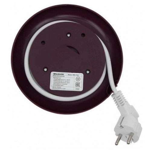 Электрочайник Willmark WEK-1704G (белый/фиолетовый) 2