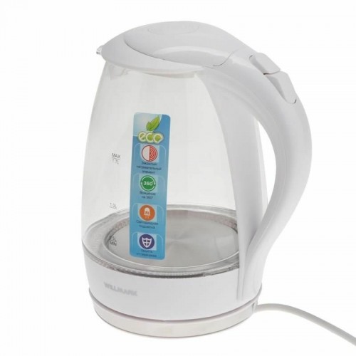 Электрочайник Willmark WEK-1708G (белый) 5