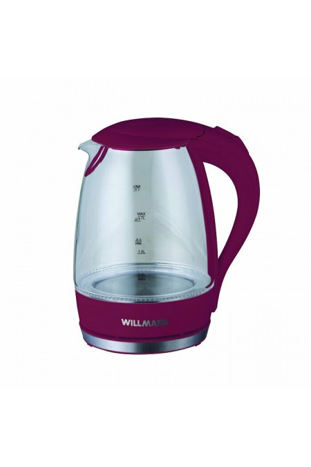 Электрочайник Willmark WEK-1708G (бордовый) 