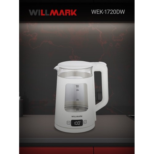 Электрочайник Willmark WEK-1720DW (белый) 2