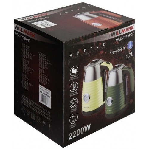 Электрочайник Willmark WEK-1738PST (фисташковый) 5
