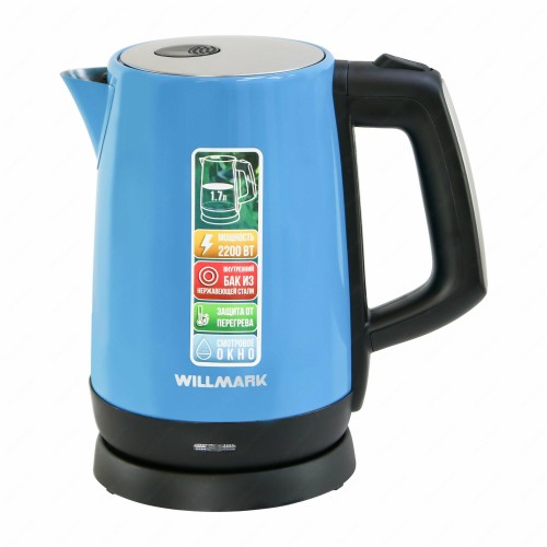 Электрочайник Willmark WEK-1758S (голубой) 
