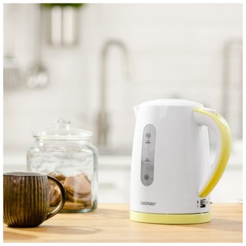Электрочайник Zelmer ZCK7616L (белый/салатовый) 4