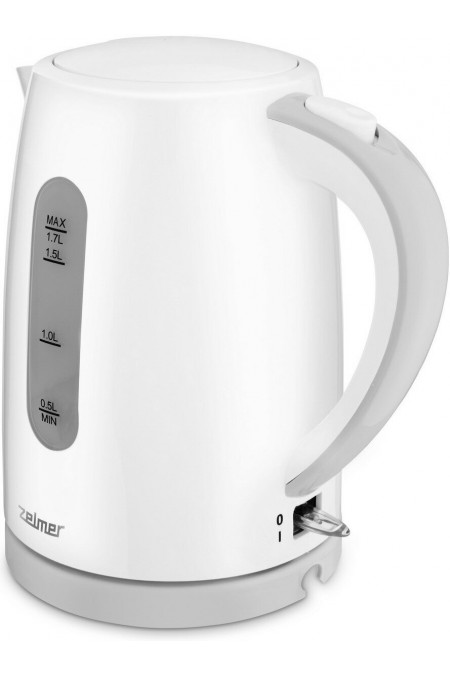 Электрочайник Zelmer ZCK7616S (белый/серый) 1