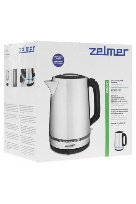 Электрочайник Zelmer ZCK7921 (серебристый) 6