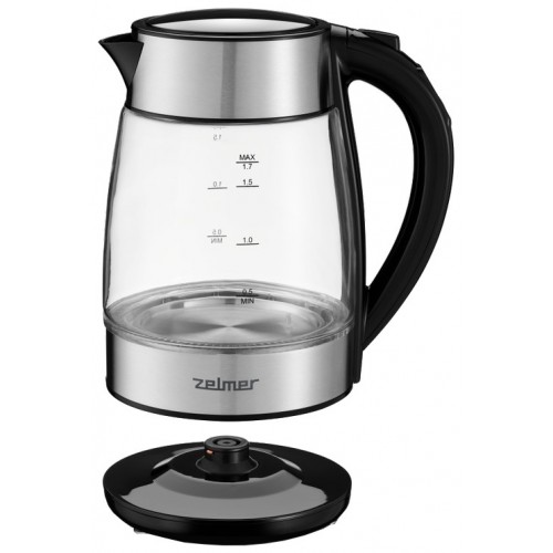 Электрочайник Zelmer ZCK8026 (серебристый/черный) 2