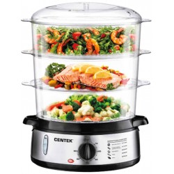 Пароварка CENTEK CT-1457 (серебристый)