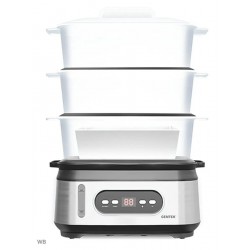 Пароварка CENTEK CT-1459 (серебристый/черный/белый)