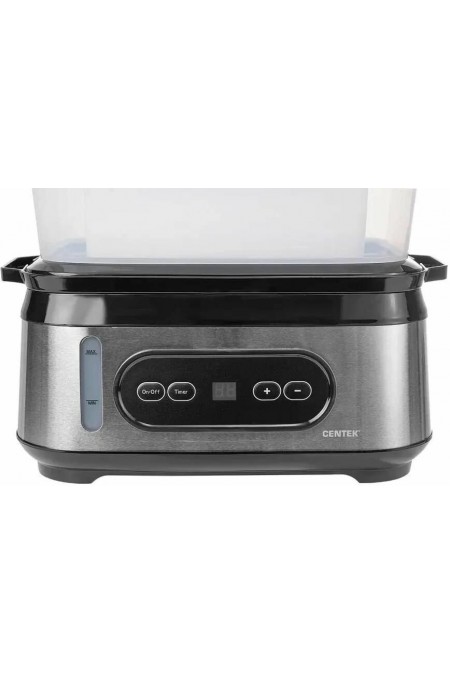 Пароварка CENTEK CT-1459 (серебристый/черный/белый) 5