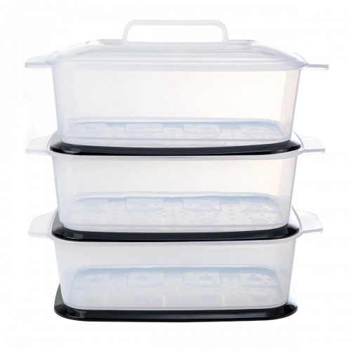 Пароварка CENTEK CT-1459 (серебристый/черный/белый) 8