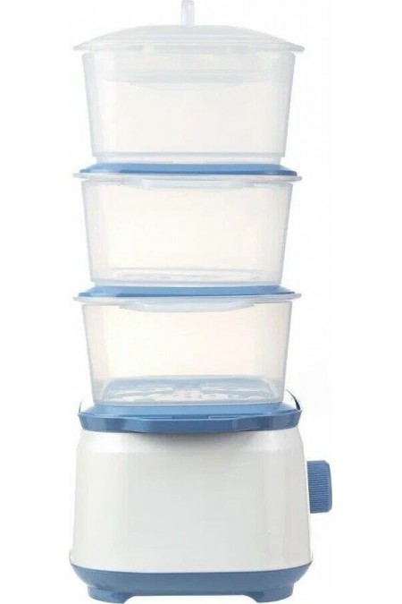 Пароварка CENTEK CT-1462 (белый/голубой) 3