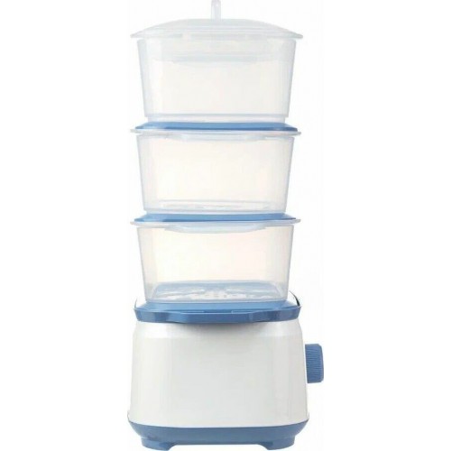 Пароварка CENTEK CT-1462 (белый/голубой) 8