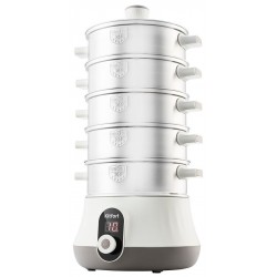 Пароварка Kitfort KT-2035 (белый/серебристый)