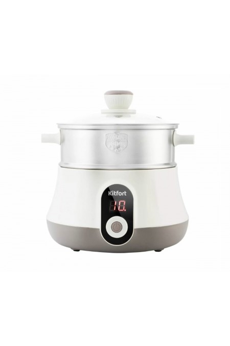 Пароварка Kitfort KT-2035 (белый/серебристый) 2