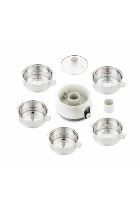 Пароварка Kitfort KT-2035 (белый/серебристый) 5