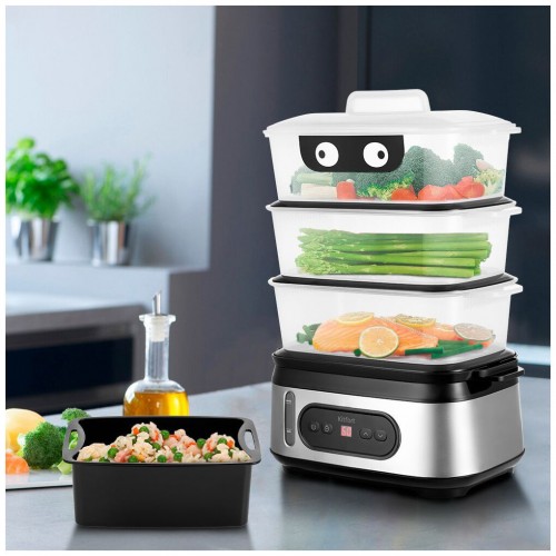 Пароварка Kitfort КТ-4082 (серебристый) 4