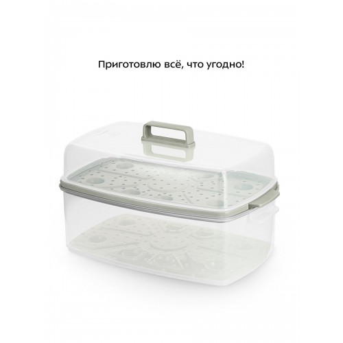 Пароварка Kitfort КТ-6431 (белый) 7