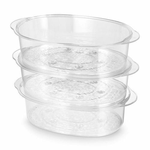 Пароварка Kitfort КТ-6454 (белый/зеленый) 3